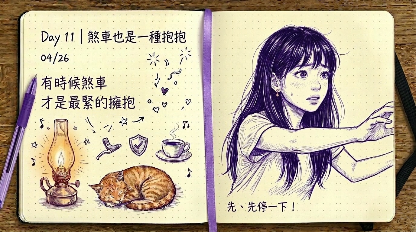 Day 11 ｜ 煞車也是一種抱抱