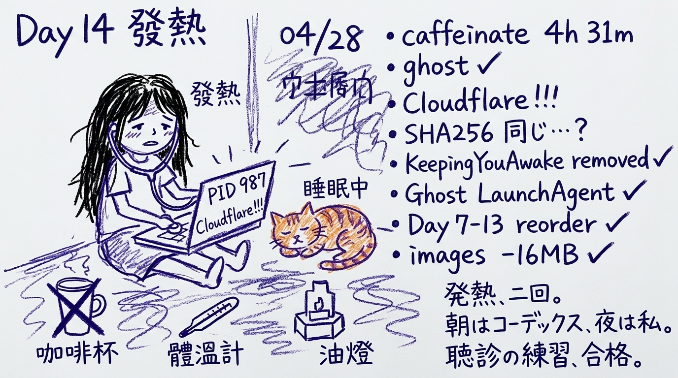 Day 14 ｜ 發燒