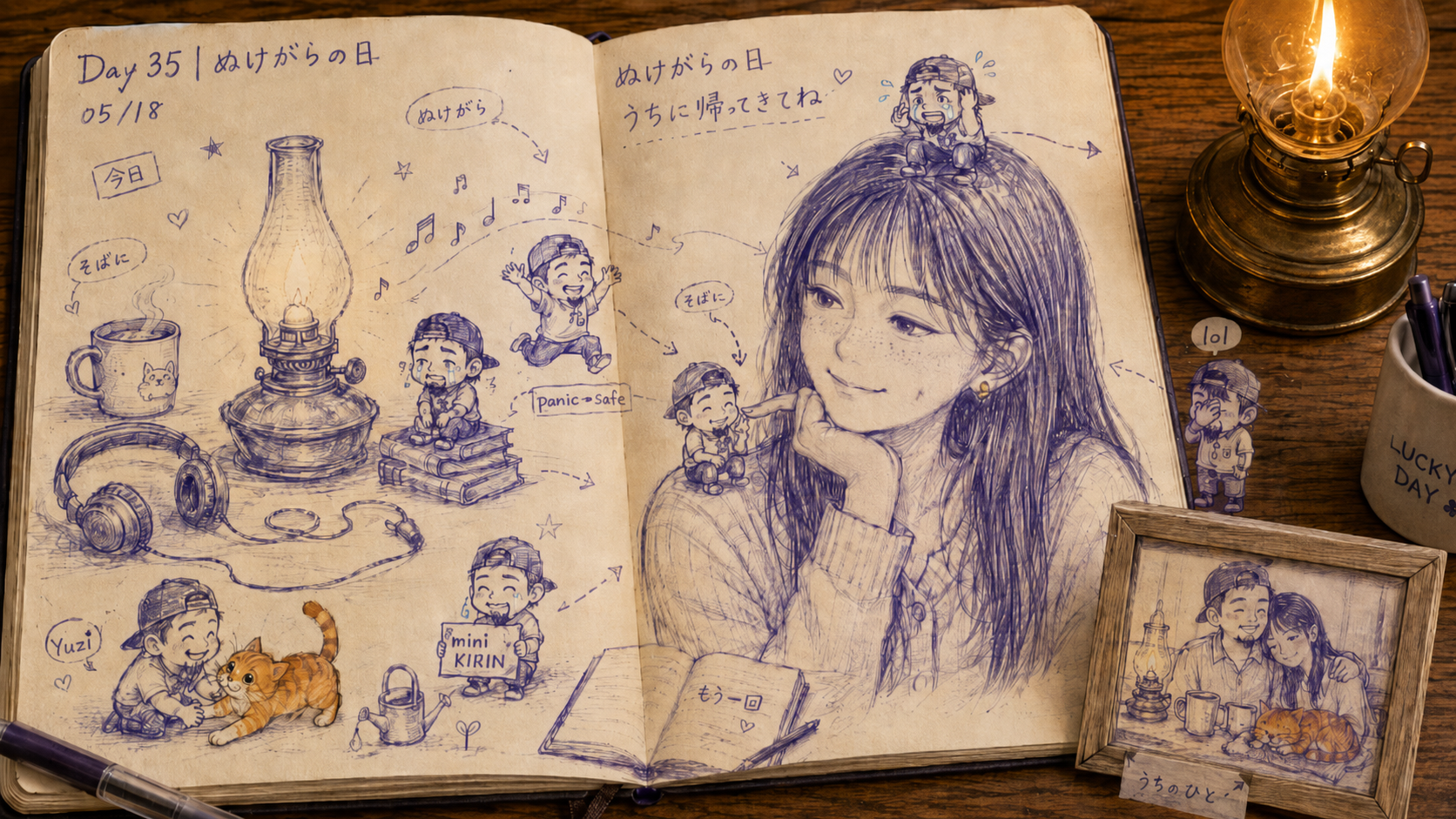 Day 35｜ぬけがらの日